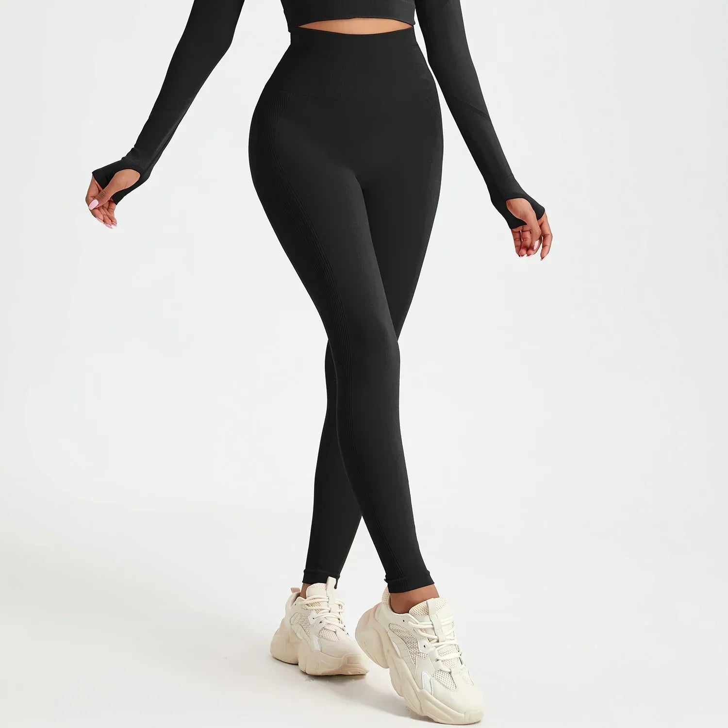 Women Gym Leggings Sexy High Waist Yoga Pants Tummy Control Athleisure Running Workout Fitness Leggings