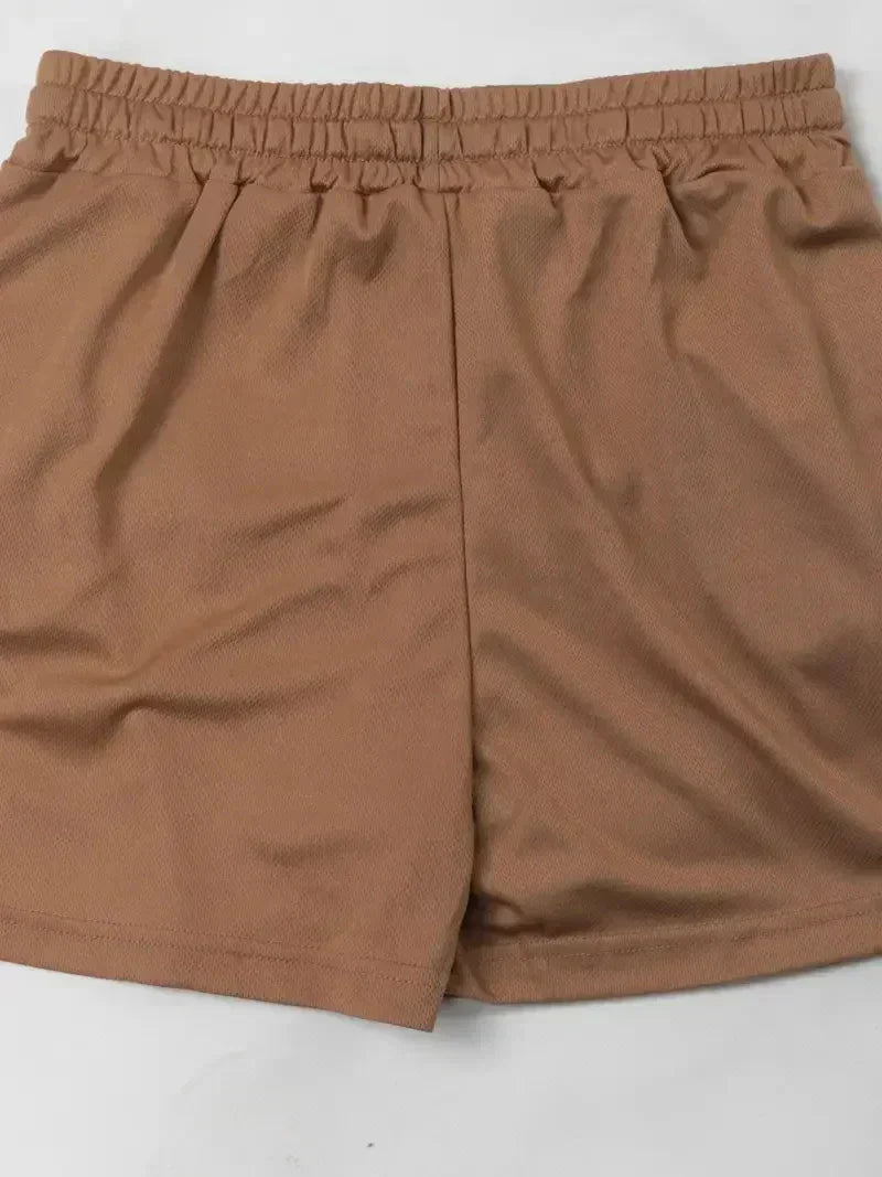 Gym Shorts Men Running Shorts Sport Homme Breathable Soft Tennis Workout Sportswear Mesh Short Pants Male Yoga Basketball