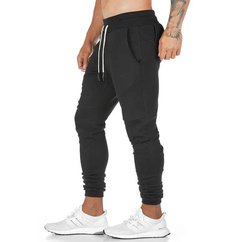 Men's Lightweight Gym Jogger Pants Breathable Hiking Jogging Runing Stretch Exercise Workout Sweatpants with Zipper Pocket Pants