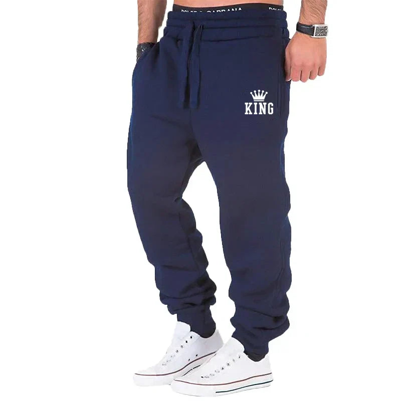 Men's casual sports pants  elastic pants  gray  fashionable  gym  running and training  2024
